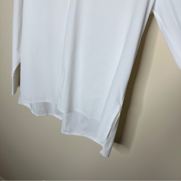Aday Something Tailored Shirt in White Size L - Picture 7 of 12